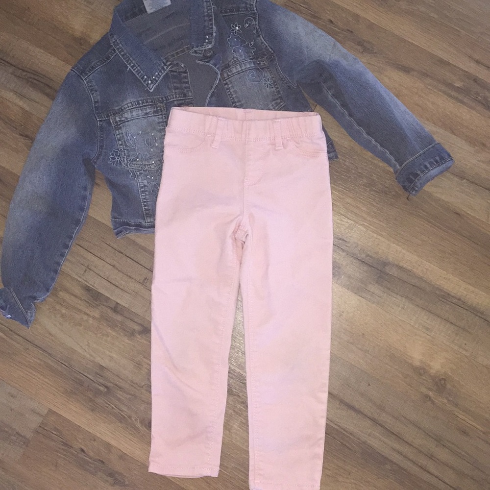 Pink Jeggings 5T